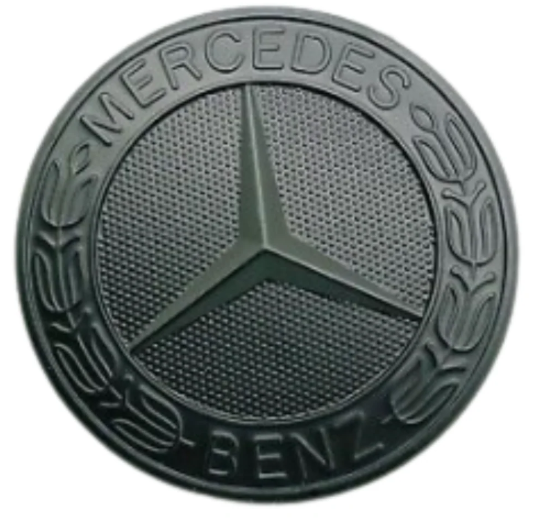 FLAT BONNET BADGE - FULL BLACK WHEAT