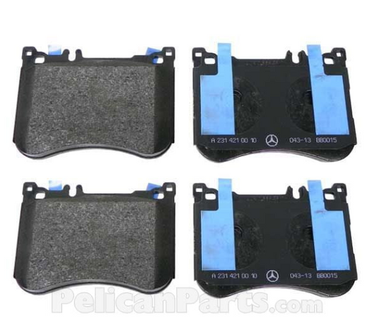 BRAKE PADS SET S CLASS - FRONT W/O SENSORS