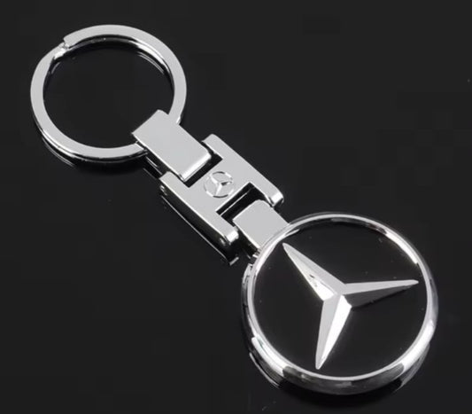 MB KEY RING - BLACK WHEAT